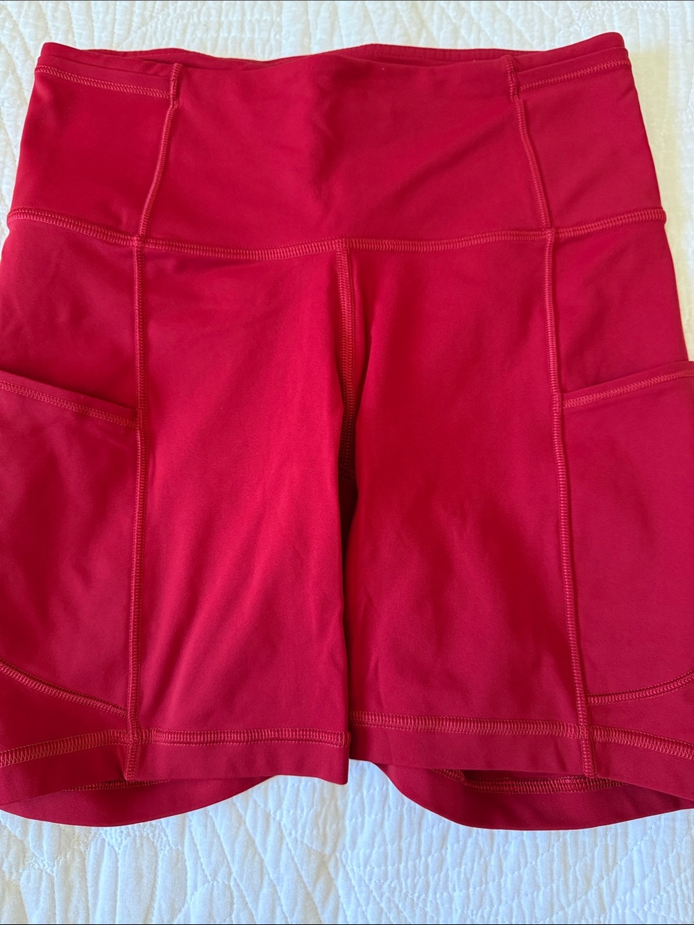 Lululemon Women’s High-Rise Crimson Performance Shorts
